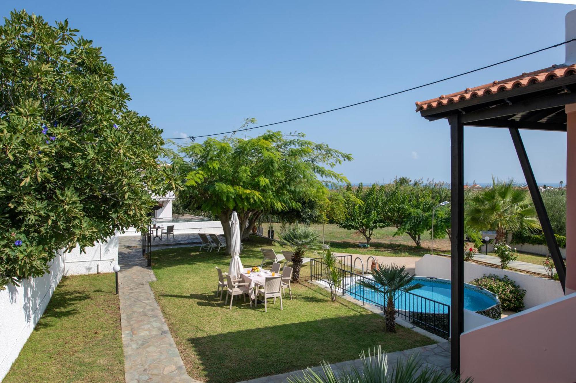 Villa Eleni 100M From The Sea Rapanianá Exterior foto