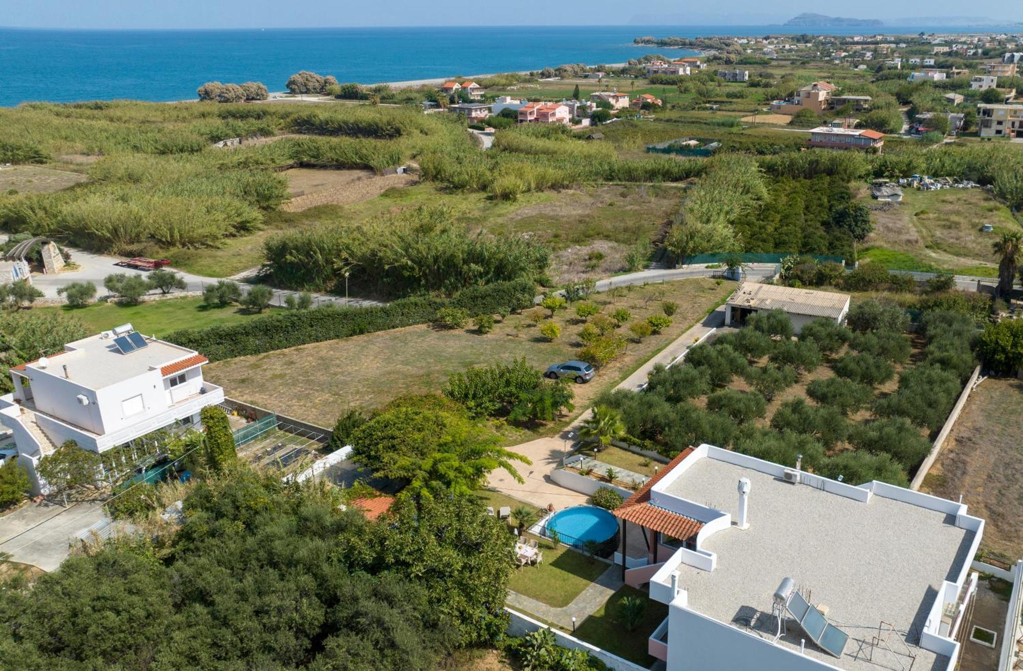 Villa Eleni 100M From The Sea Rapanianá Exterior foto