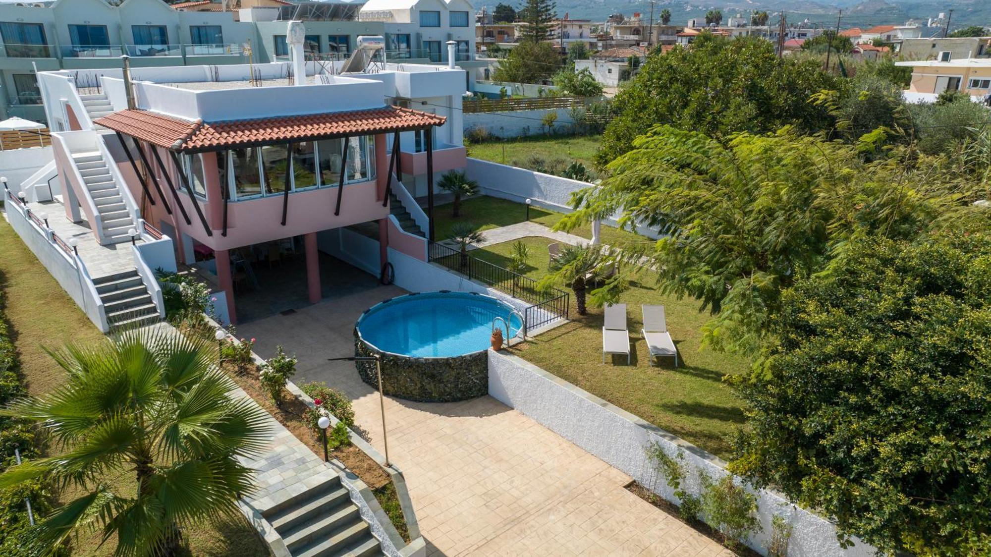Villa Eleni 100M From The Sea Rapanianá Exterior foto