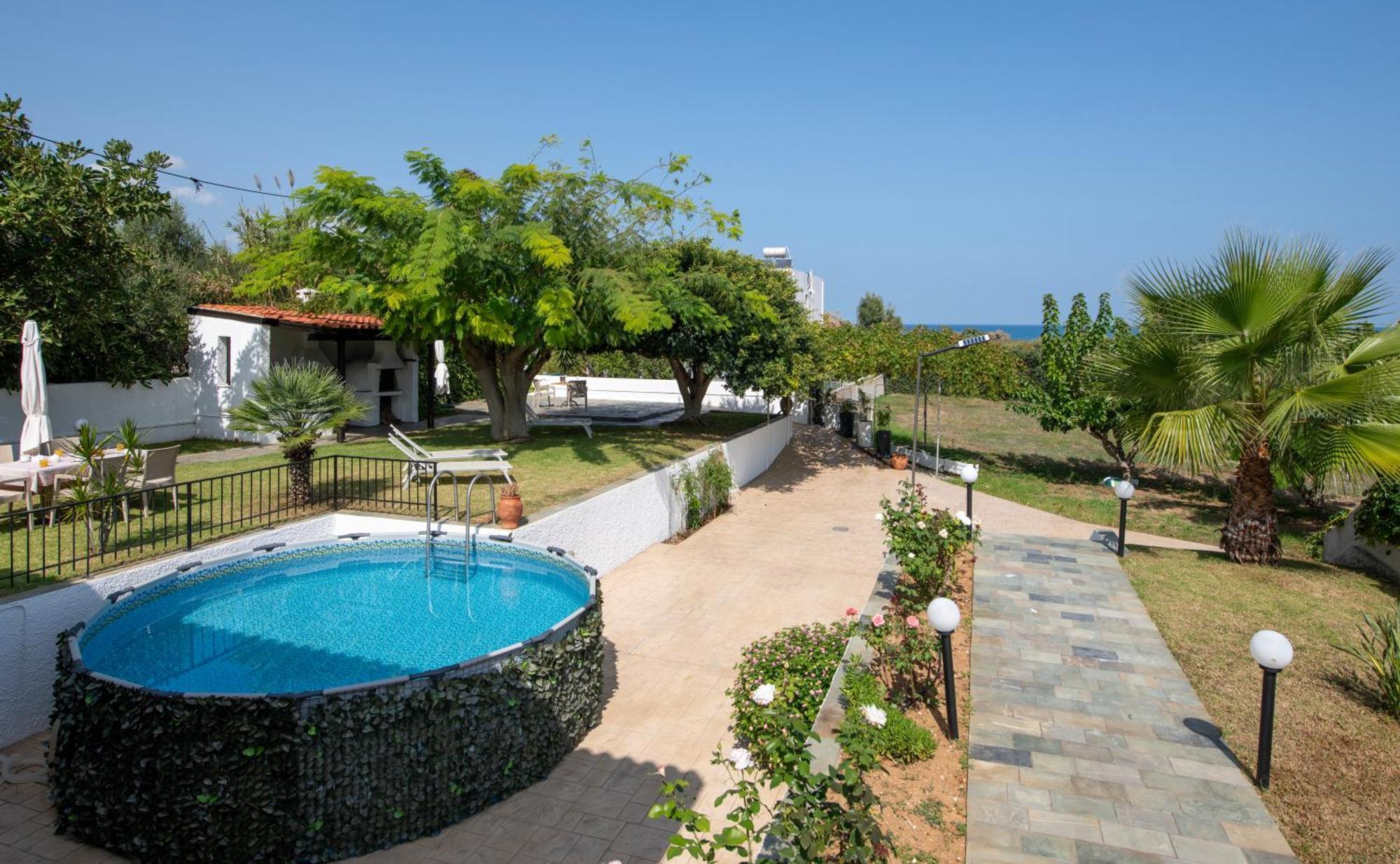 Villa Eleni 100M From The Sea Rapanianá Exterior foto
